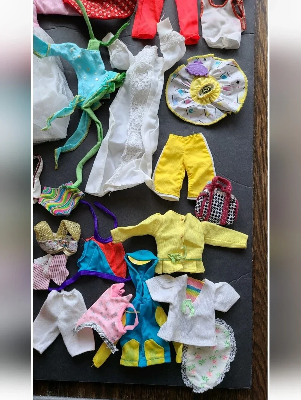 Vintage Doll Clothes Lot - Mixed Colors